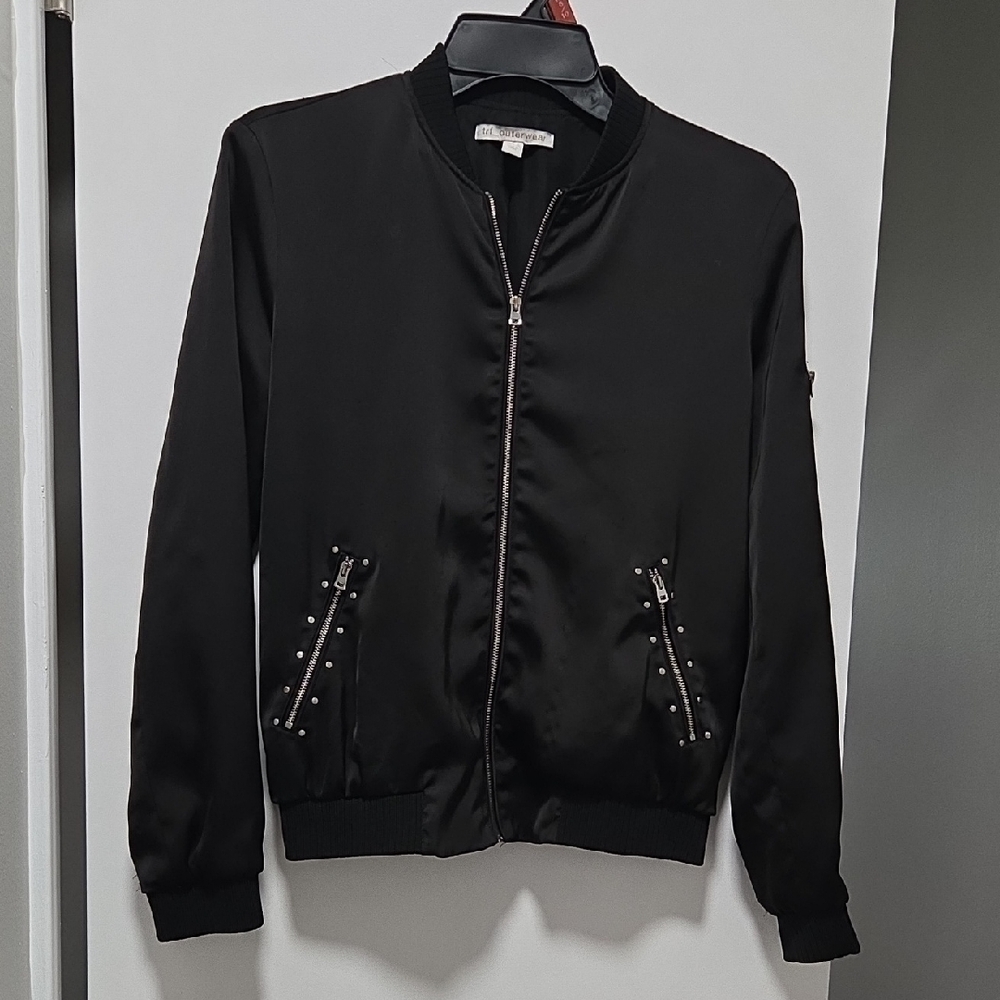 Black Bomber Jacket